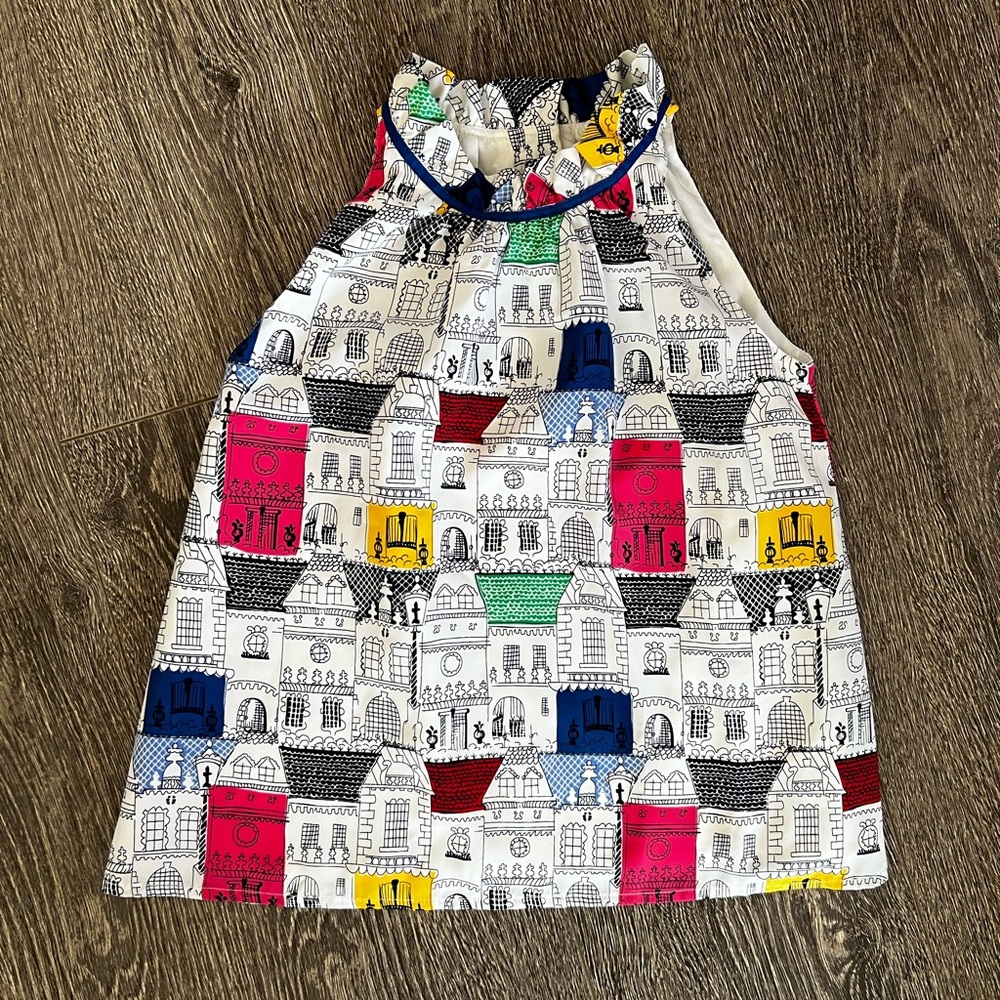 Janie and Jack sleeveless girls top size 6 excellent condition